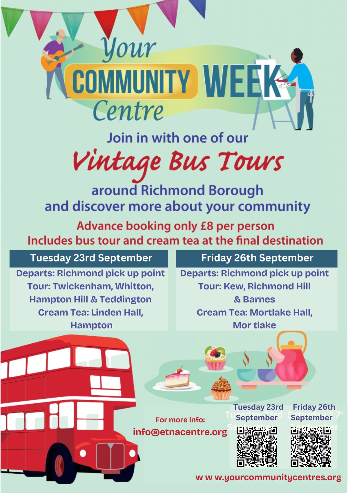 Your Community Centre Week Bus Tours Return